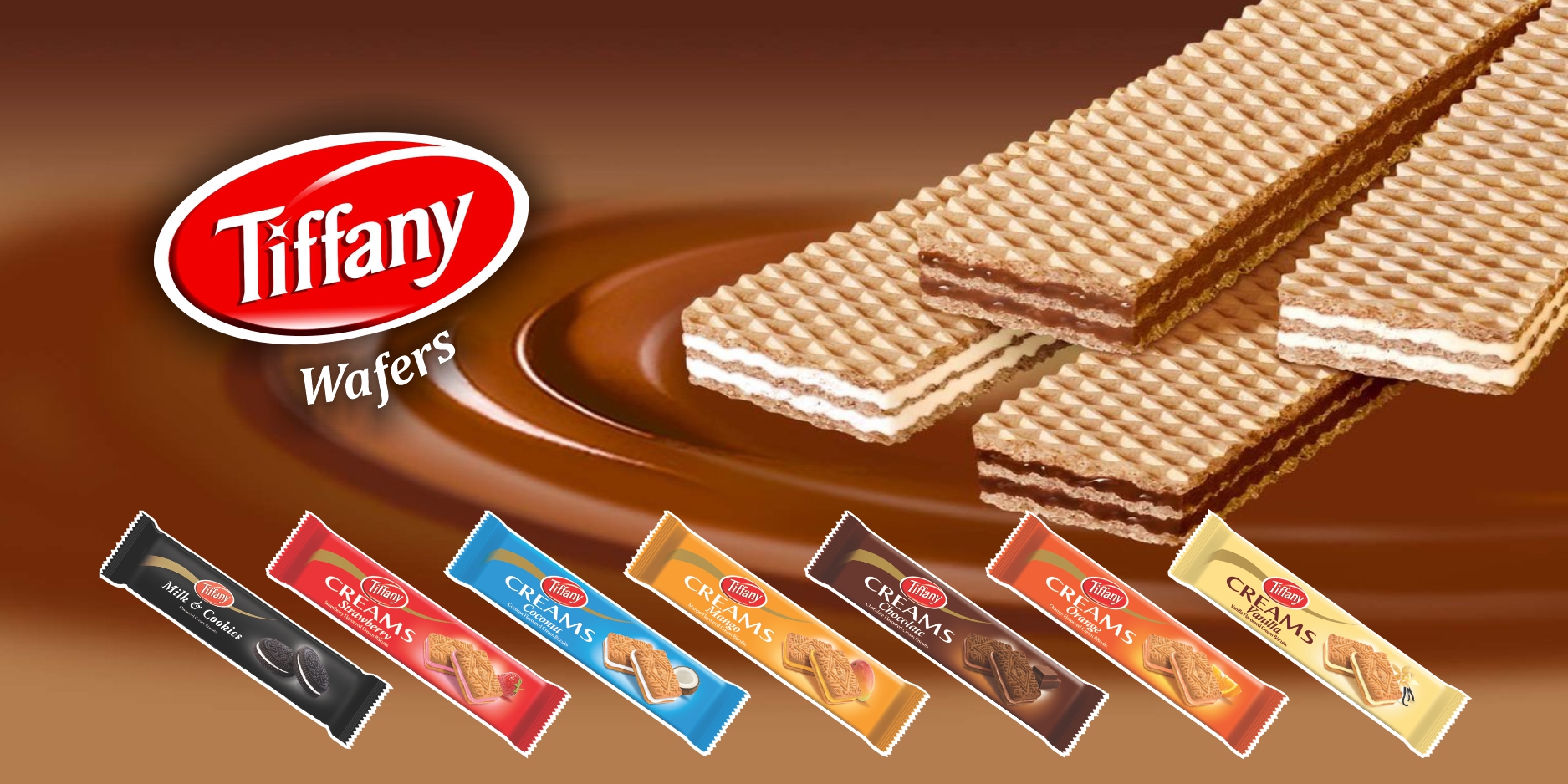 Tiffany — wafers and cream products